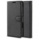 Black Book Case Flip with Strap For Nokia 2.2 TA-1183 Slim Fit Look